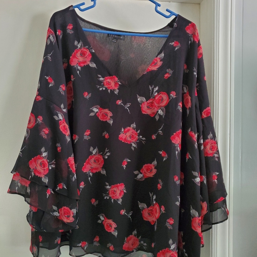 Lane Bryant romantic top